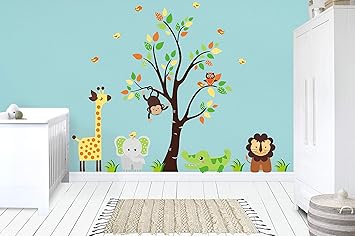 jungle decals for nursery