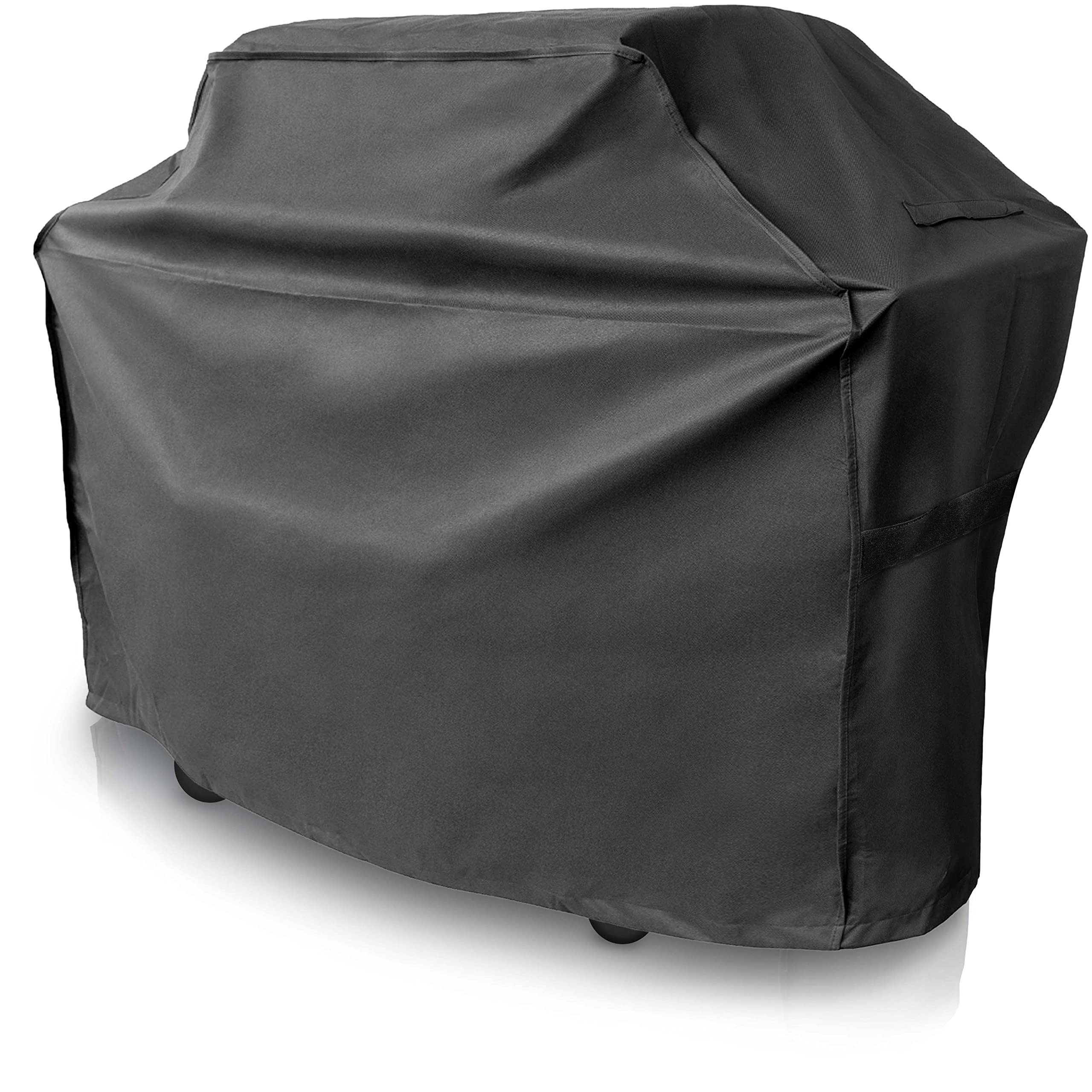 CoverUp! barbecue cover 145 x 61 x 115 cm - premium barbecue cover BBQ cover waterproof heavy duty - incl. e-book with recipes – black