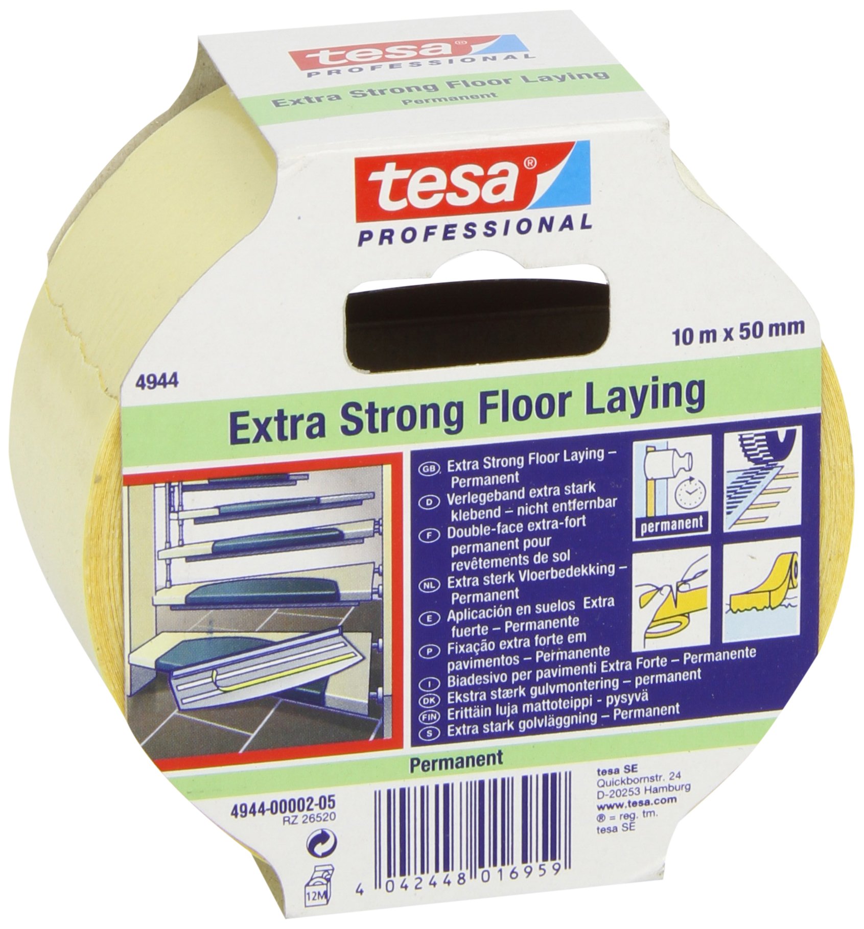 Tesa M80656 – Super Strength Fabric Tape (10 m x 50 mm)