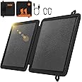 REDIGOO Solar Panel Charger, Portable Solar Charger with USB-C USB-A Outputs Compatible with Cell Phone Tablet, 10W Mini Solar Panels