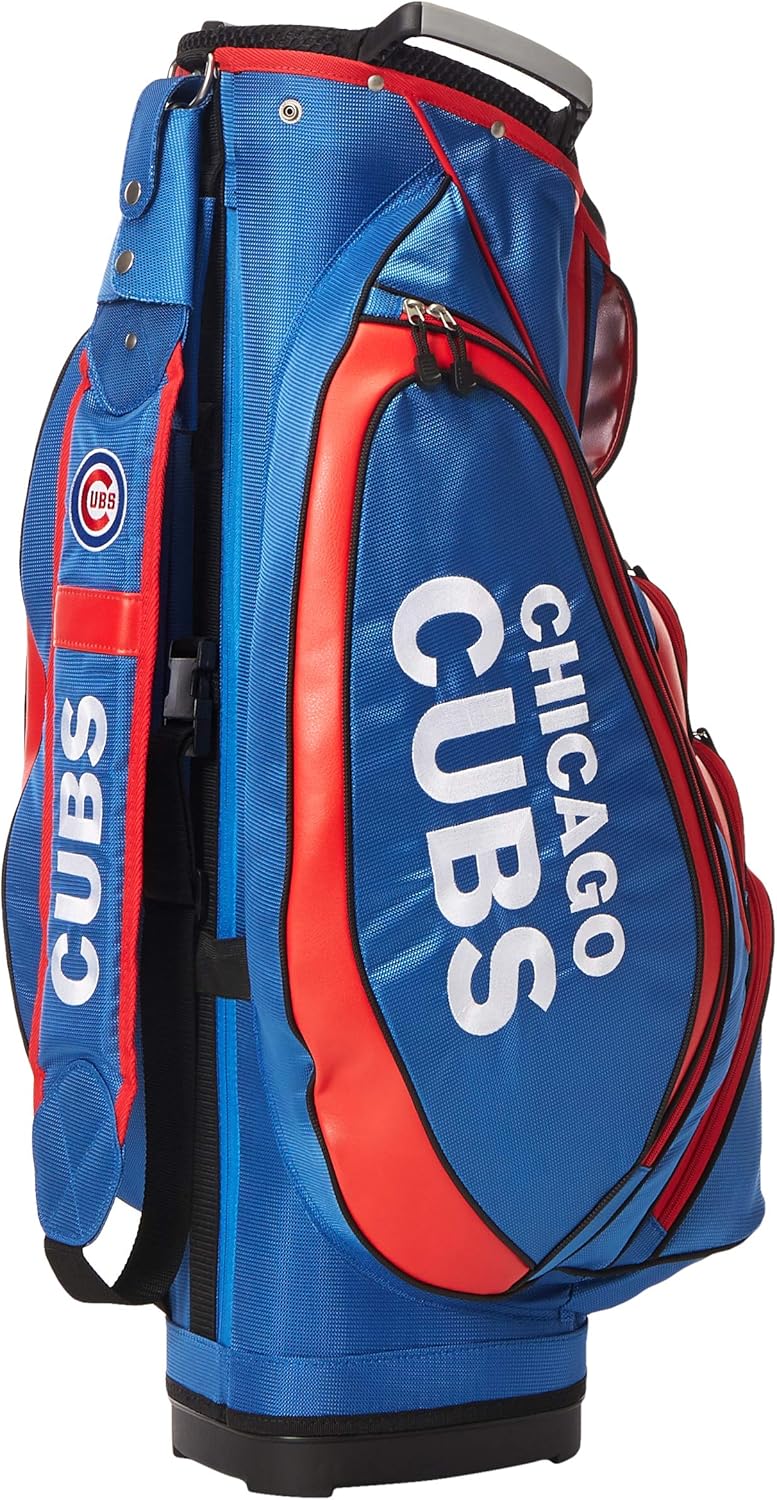 Team Golf MLB St Louis Cardinals Victory Golf Cart Bag, 10-way Top with Integrated Dual Handle & External Putter Well, Cooler Pocket, Padded Strap, Umbrella Holder & Removable Rain Hood : Sports & Outdoors