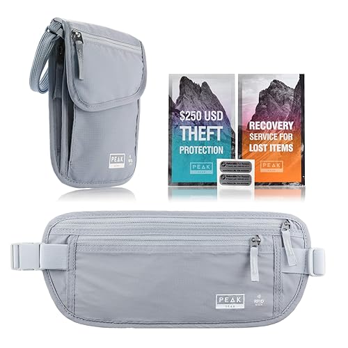 Travel Companion Combo Hidden Travel Money Belt Neck Wallet