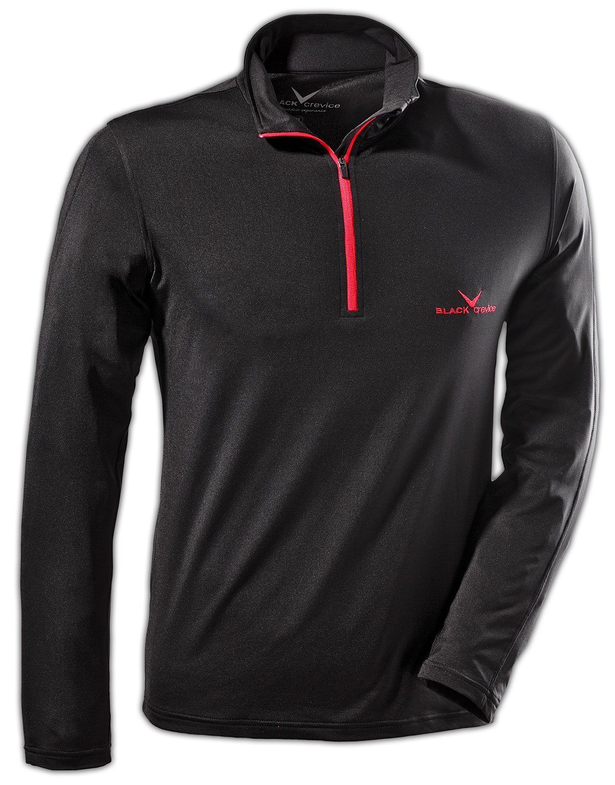 Black Crevice Men's Ski Roll-Neck Black black Size:S