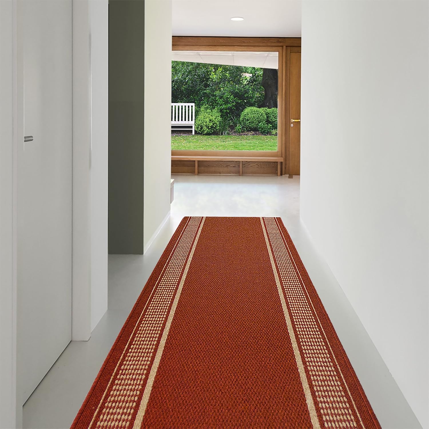 Tapis Sur Mesure Casa Pura Via Veneto - Pour Cuisine, Couloir, Salon, 80x100 Cm, Beige, Antidérapant