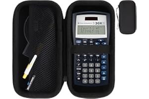 RIYADAone Hard Case Replacement for Texas Instruments TI-30XIIS TI-30XS TI-30Xa TI-36X Pro Scientific Calculator Case Only (Black Case)