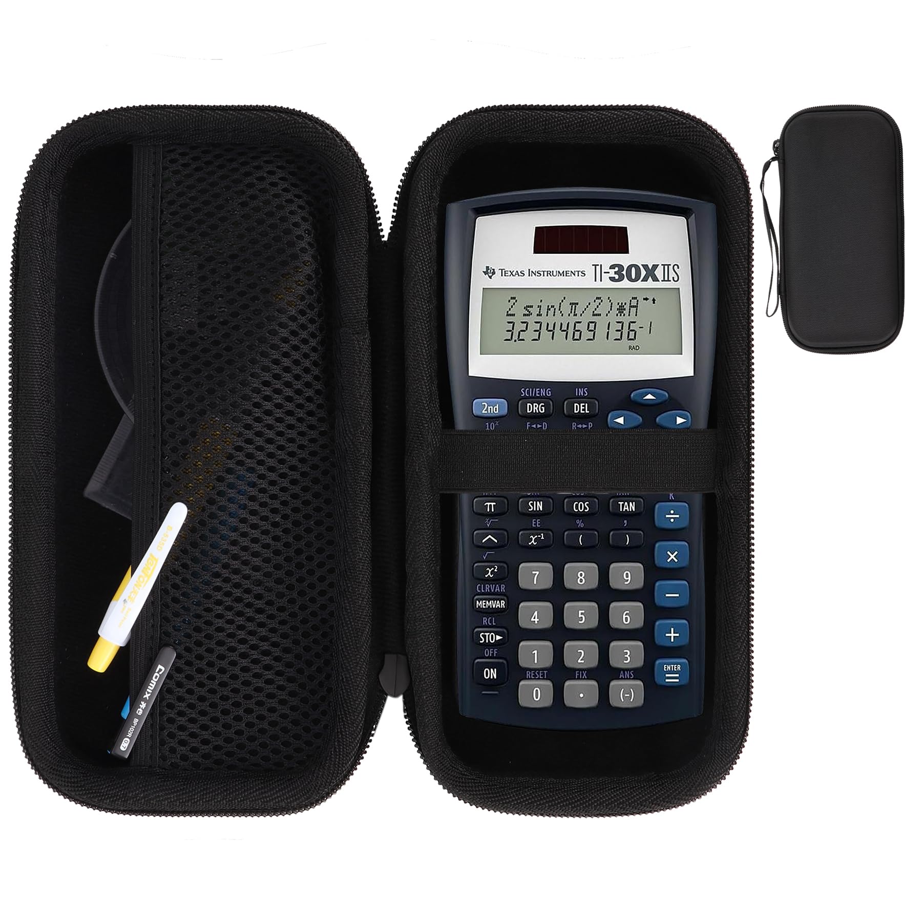 Photo 1 of RIYADAone Hard Case Replacement for Texas Instruments TI-30XIIS TI-30XS TI-30Xa TI-36X Pro Scientific Calculator Case Only (Black Case)
