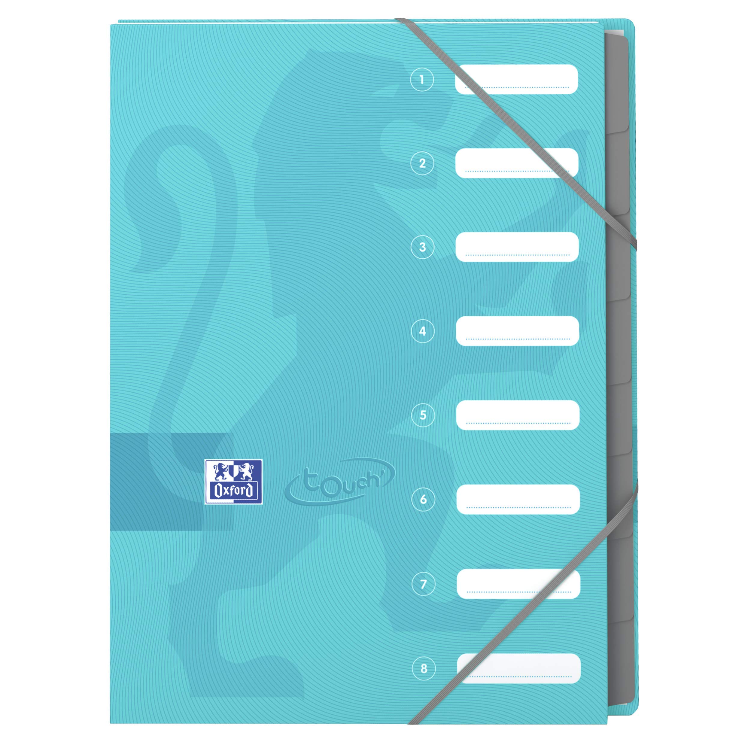 Oxford 400084077 Touch Expandable File A4 8 Positions Card Random Color