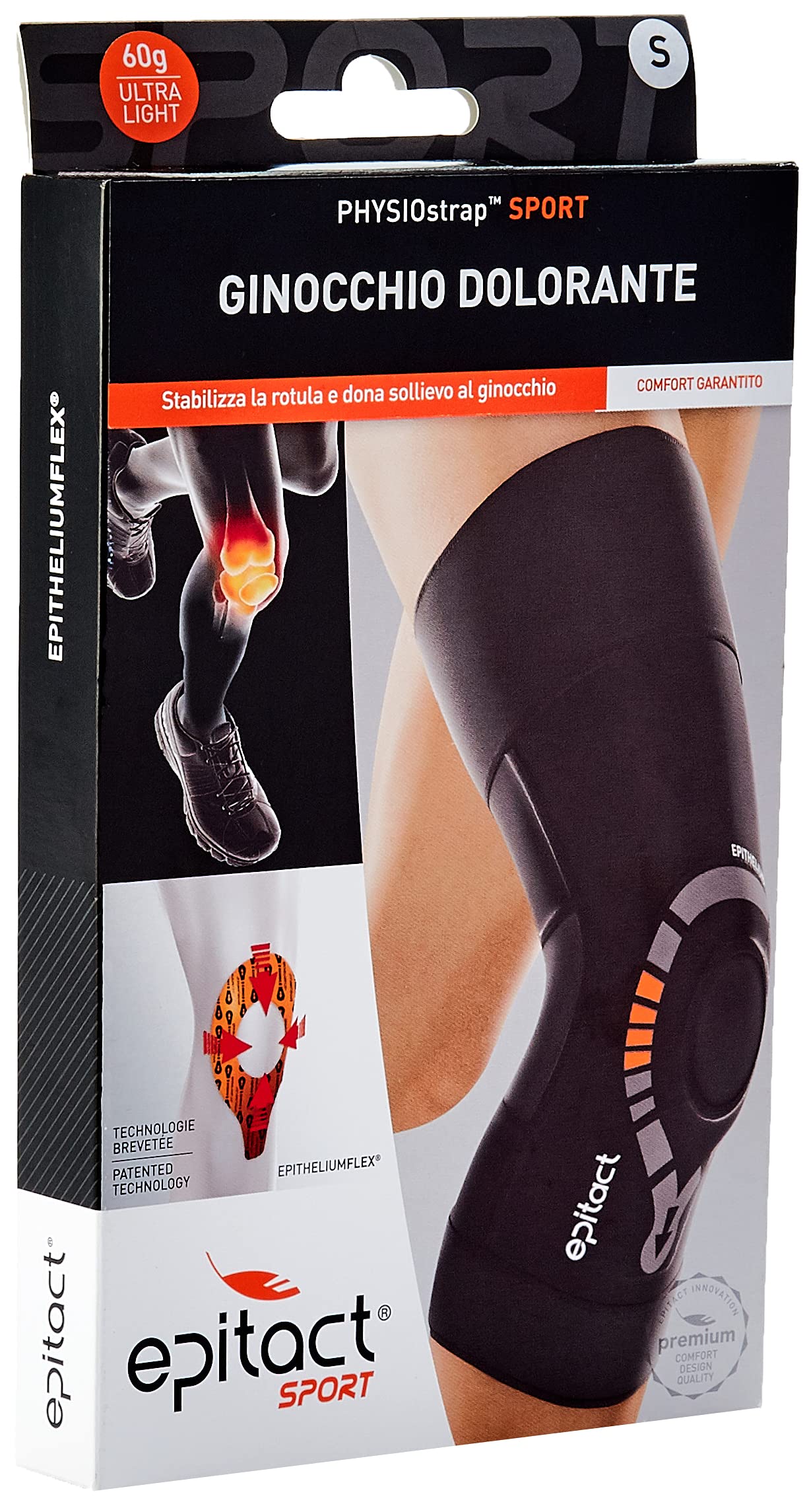 Epitact Sport Sport Knee Pad S Black
