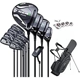 PGM Men&rsquo;s Complete Golf Club Set with Adjustable Titanium Driver | Easy Launch Design with Distance, Forgiveness and Better Ball Control.