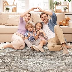 HILORUUG Washable Area Rug 9x12 - Bedroom Living