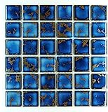 Tenedos Premium Quality 2x2 Calacatta Blue Square