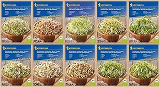 Keimsprossen-Sortiment 10 Bio Sorten