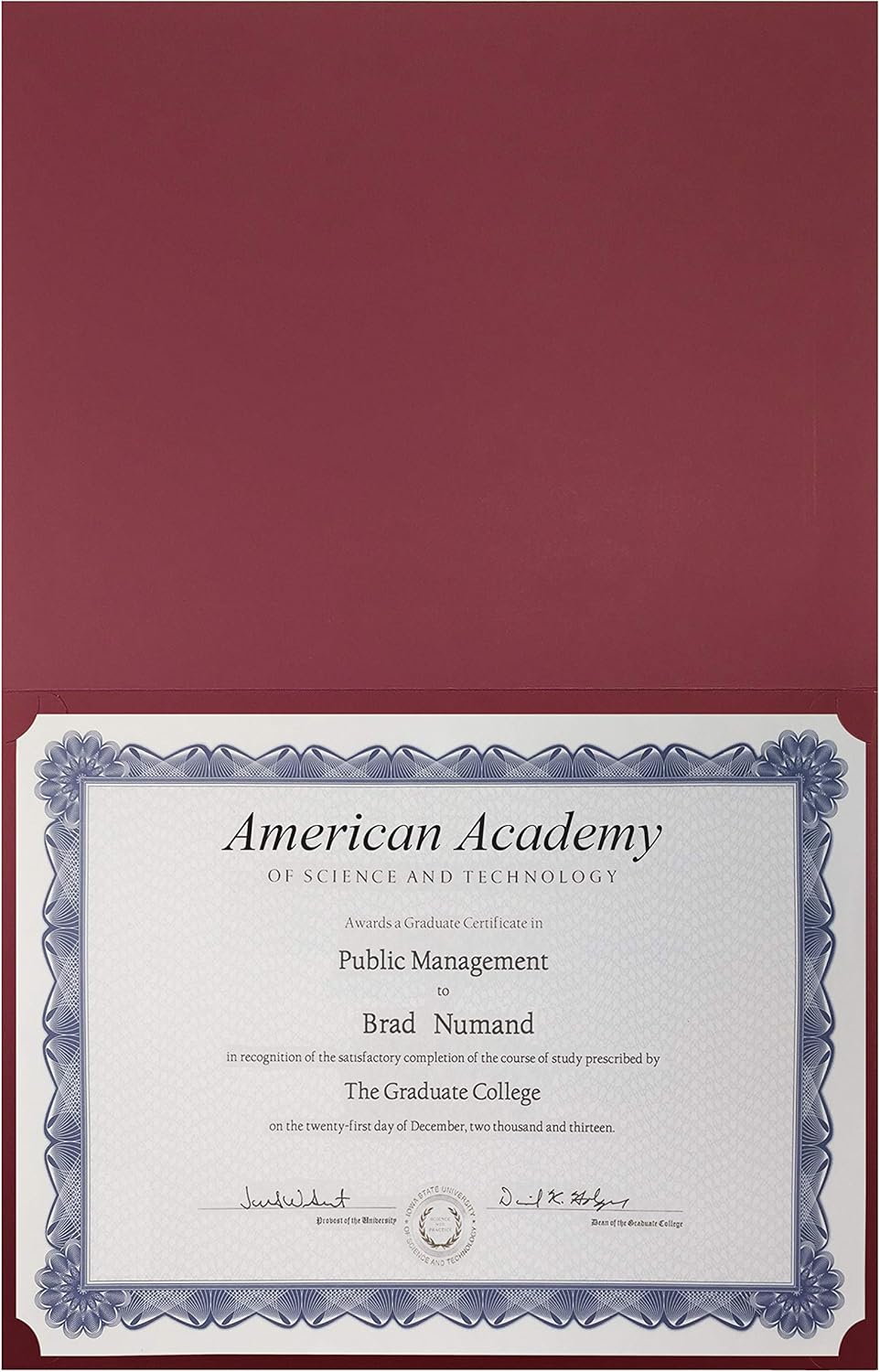 25 Pack Red Certificate Holders, Diploma Holders, Document Covers with Gold Foil Border, by Better Office Products, for Letter Size Paper, 25 Count, Crimson Red : Office Products