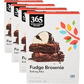 365 by Whole Foods Market, Chocolate Fudge Brownie Mix, 15 Ounce (Pack of 4)