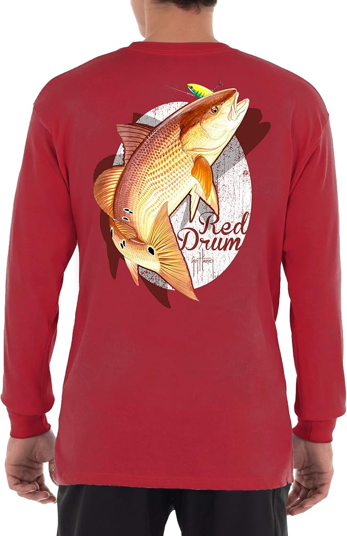 Guy Harvey Men’s Offshore Fish Collection Long Sleeve TShirt