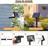 btfarm 56ft Solar String Lights 150 LED Outdoor Copper Wire 8 Modes view 5