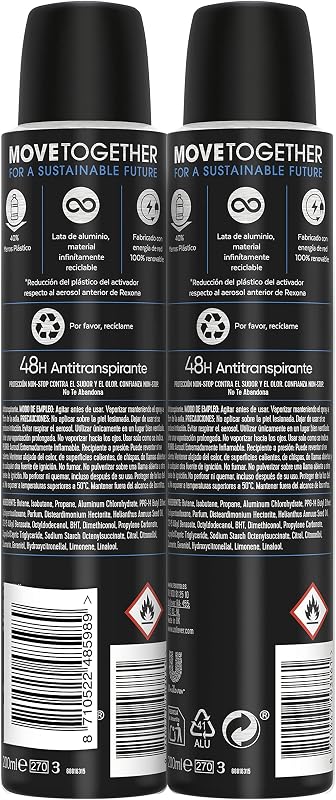 Desodorante Aerosol Antitranspirante para hombre Cobalt Dry Pack Ahorro 2x 200ml, El embalaje puede variar