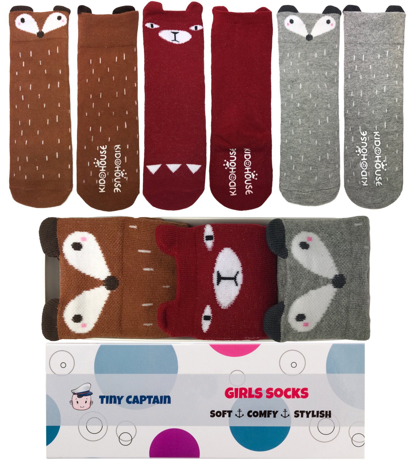 Baby Girl Knee High Long Socks No Slip Toddler 824 Months