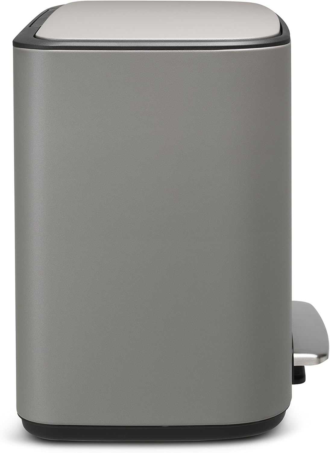 Brabantia Bo Pedal Bin 11L + 23L Inner Buckets (Mineral Concrete Grey) Waste/Recycling Kitchen