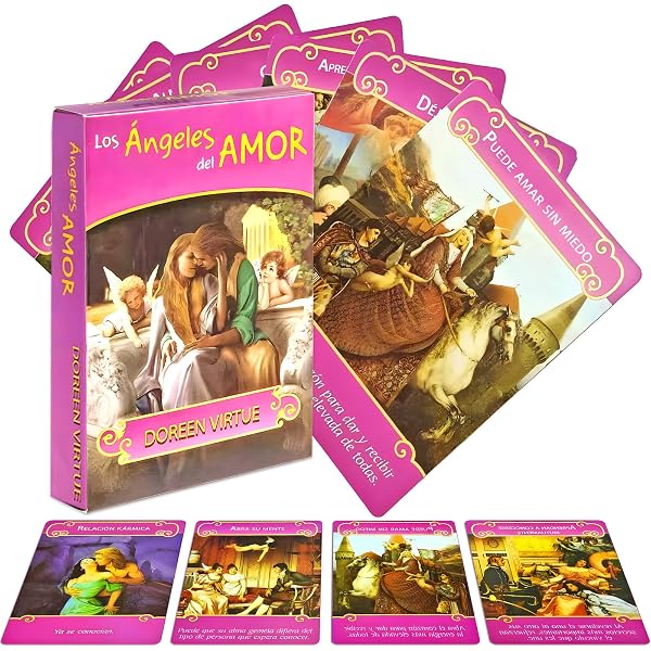 Tarjetas De ángeles – Edición De Bolsillo Con Collar, Papel De Cobre, Ideal Para Principiantes, Mensajes Espirituales