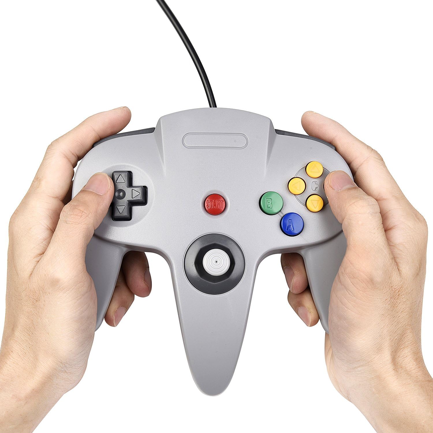 2 Pack N64 Controller, iNNEXT Classic Wired N64 64-bit Gamepad Joystick for Ultra 64 Video Game Console: Computers & Accessories