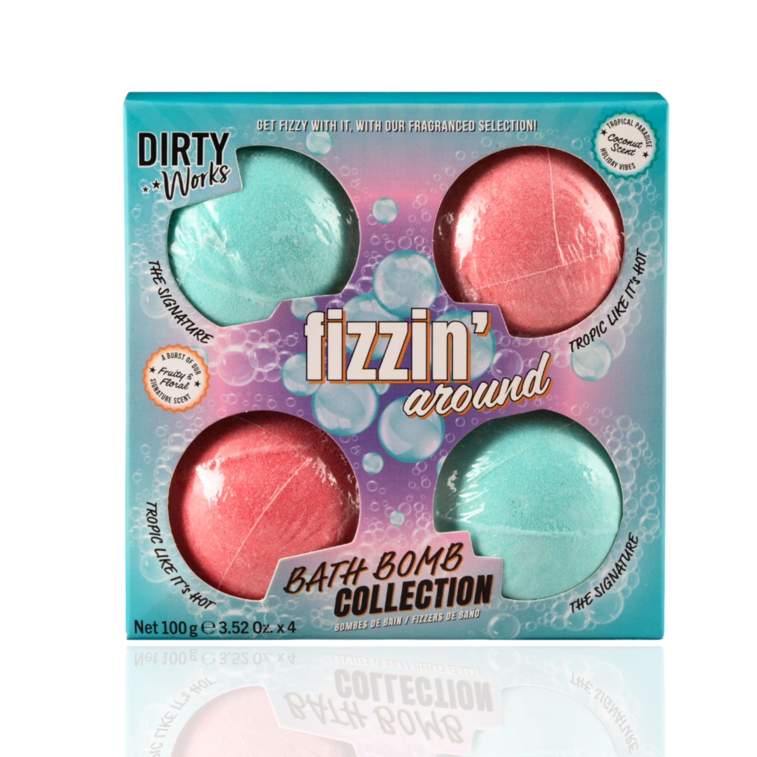 Dirty Works Fizzin’ Around Bath Bomb Collection