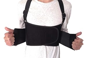 Solmyr Rib and Chest Support Brace, Broken Rib Brace, Breathable Rib Belt for Sore or Bruised Ribs Support, Sternum Injuries, Dislocated Ribs Protection, Pulled Muscle Pain(XL)