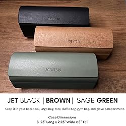 Eyeglass and Sunglass 2-Compartment Travel Case