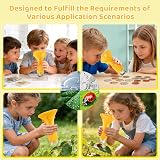 Ashfly Kids Microscope 2" HD Screen Portable USB Mini Camera 3 Lights Orange view 7