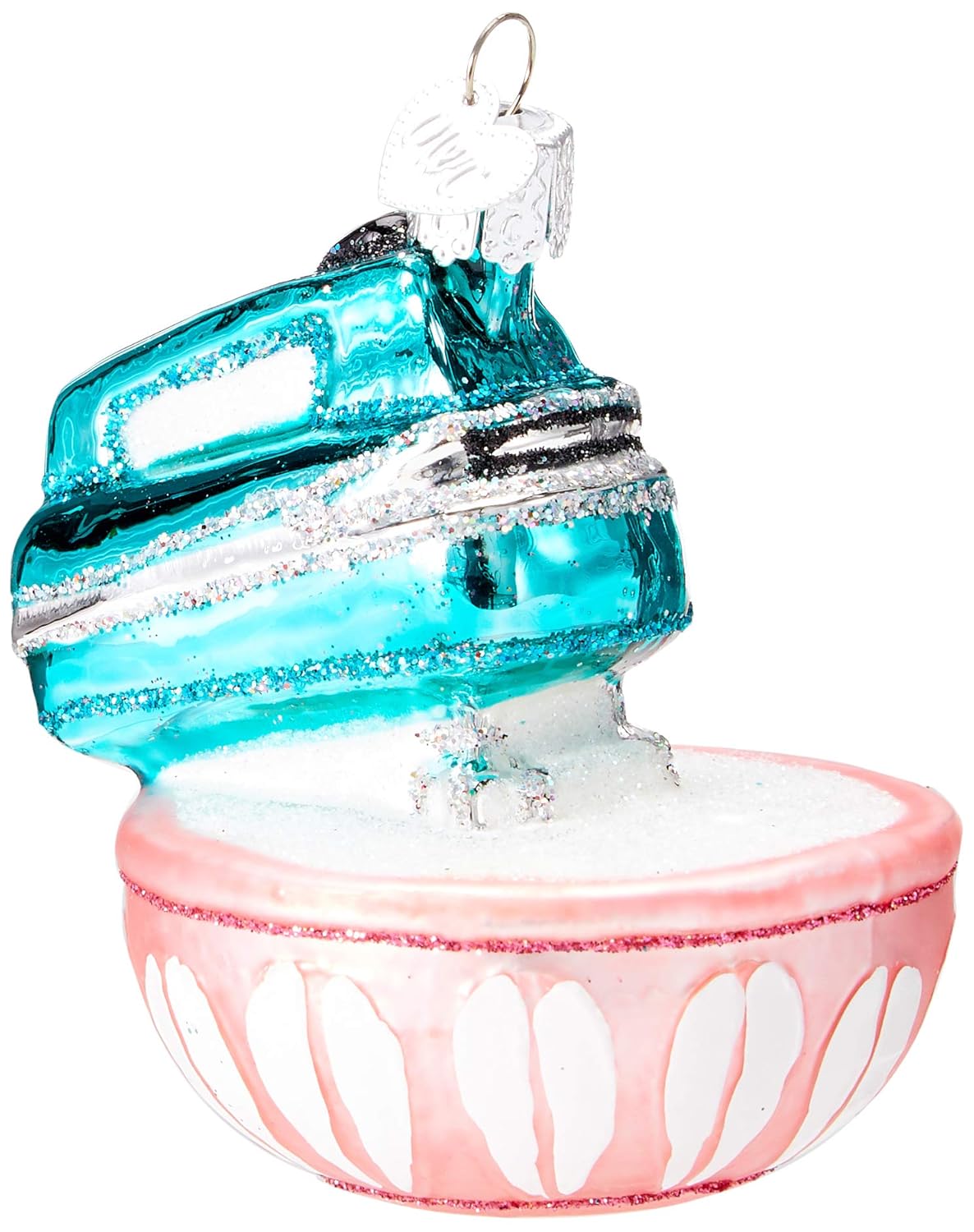 Old World Christmas Glass Blown Ornament Hand Mixer (32294)