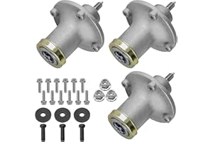 Caltric 3 Spindle Assembly Compatible with Husqvarna Mz48 Mz52 Mz5225 Mz6125 Mz6128 539112170