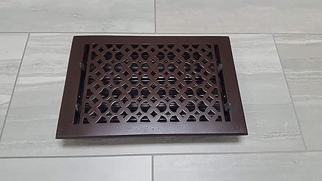 Floor Registers 8x12 For Home Decor Elegant Re Paintable Cast