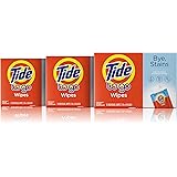 Tide To Go Instant Stain Remover Wipes, 3 Count, 10 Wipes Each