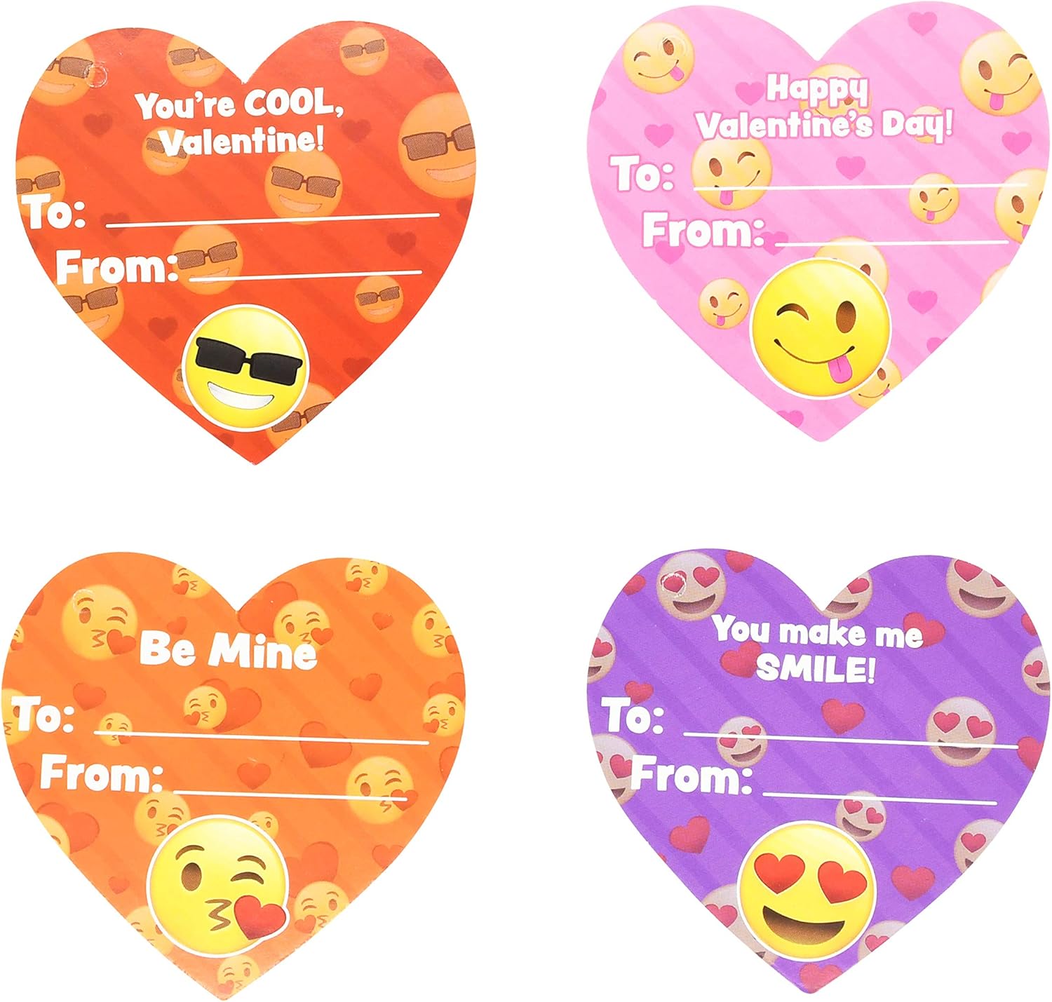 JOYIN 28 Valentines Day Pre Filled Hearts with Valentine Cards Filled with Heart Pencils for Kids Valentine Classroom Exchange, Valentine Party Favors, Gift Exchange, Game Prizes: Toys & Games