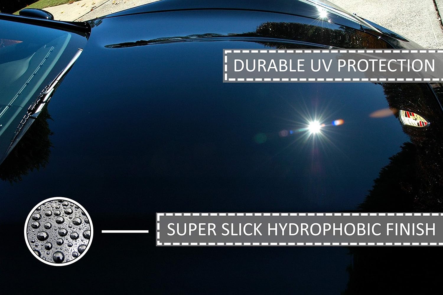 CarGuys Hybrid Wax Sealant - Most Advanced Top Coat Polish and Sealer on the Market - Infused with Liquid Carnauba for a Deep Hydrophobic Shine on All Types of Surfaces - 18 Ounce Kit: Automotive