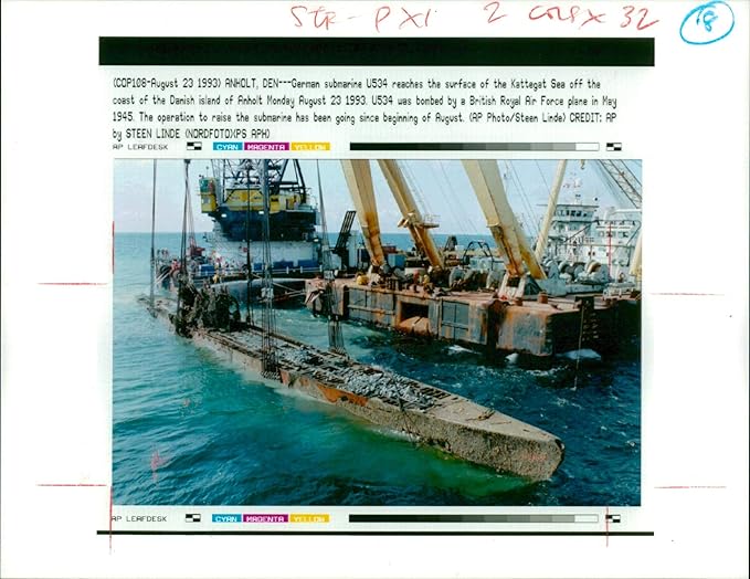 Amazoncom Vintage Photo Of German Submarine U534 - 