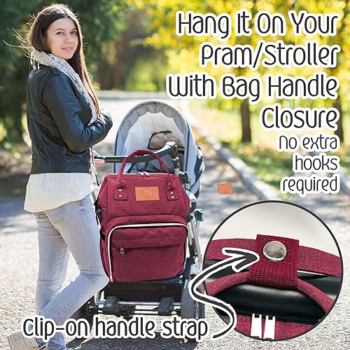 KeaBabies Baby Diaper Bag Backpack Large Baby Bag for Boys