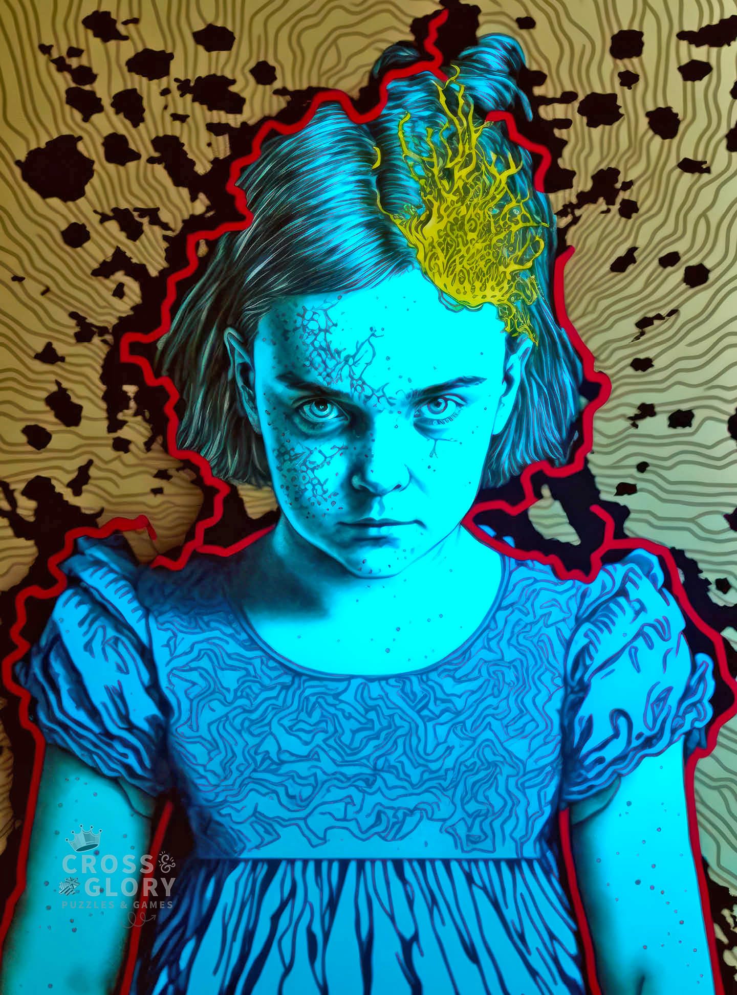 Fire of a Child's Mind - Premium Quality 1000-Piece Jigsaw Puzzle | Abstract Art Design | Eco-Friendly, Unique Artwork | Superior New Jigsaw Puzzles by Cross & Glory