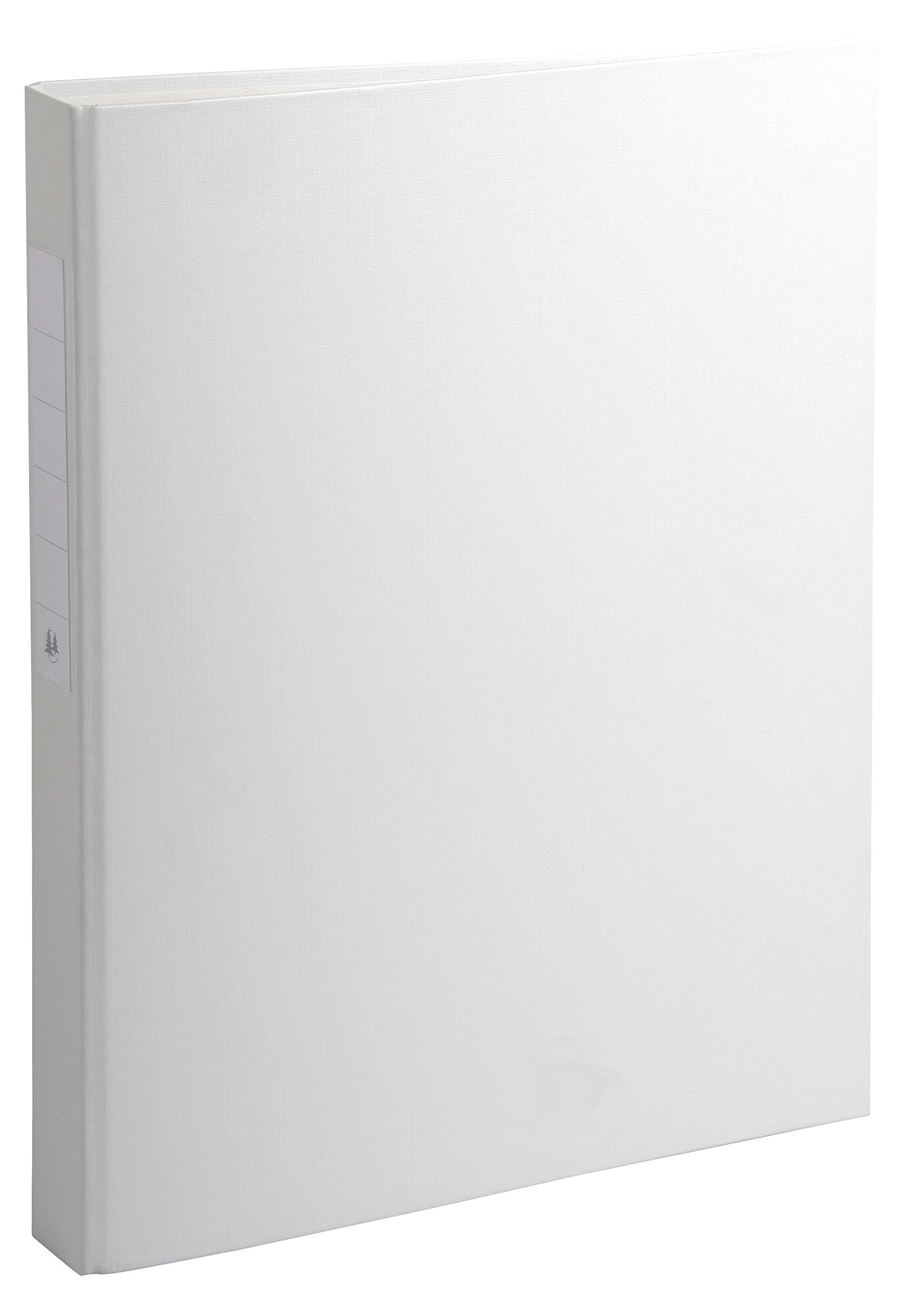 Exacompta - Ref 54388E - PP-Covered Ring Binder - Suitable for Storing A4 Documents, 2 Rings, 40mm Spine, Holds Up To 400 Sheets, Sturdy Cardboard - White