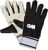 Gunn & Moore GM Wicket Keeping Full Inner Gloves Lycra Back Padded Palm Youth
