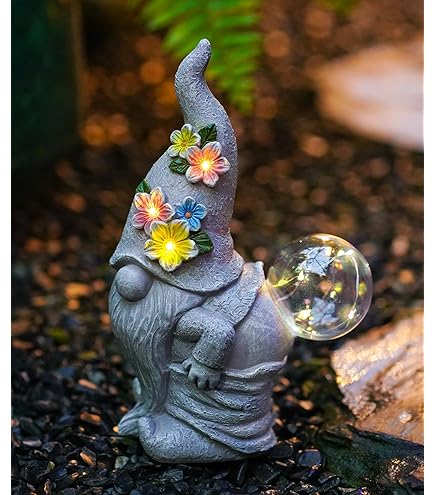 Amazon.com: Zeckos Naughty Groundhog Solar Eyes Solar LED Light