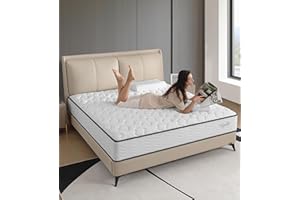 Cejato Full Mattress,Hybrid 10 Inch Full Size Mattress in a Box,Memory Foam & Individually Pocket Spring for Pain Relief,Medium Firm Full Mattresses