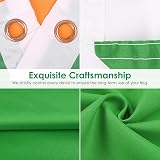 AhfuLife Irish Flag 5ft x 3ft Double Sided with Brass Eyelets Outdoor Flag view 3