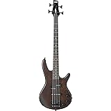 Ibanez 4 String Bass Guitar, Right, Walnut Flat (GSRM20BWNF)