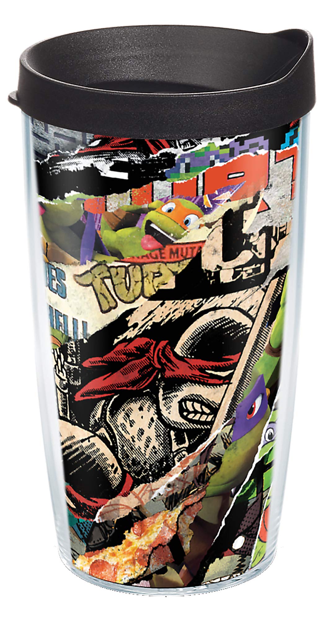 Tervis Nickelodeon Teenage Mutant Ninja Turtles Made in USA Double Walled Insulated Tumbler Travel Cup Keeps Drinks Cold & Hot, 16oz, Classic