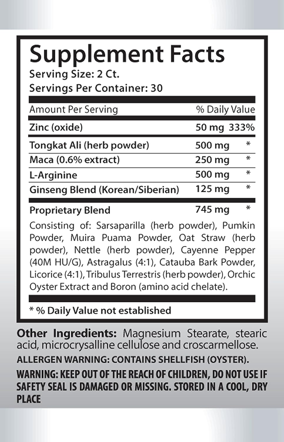 Amazon.com: Testosterone booster natural men - LONGJACK NATURAL ...