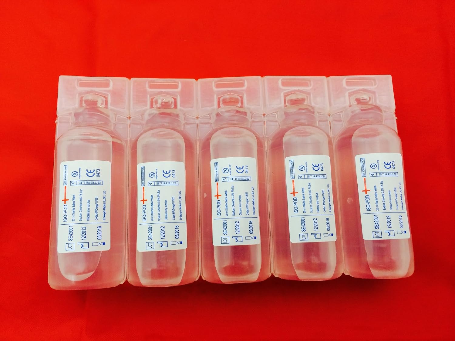 25 x 20ml Sterile Saline Eye Wash Pods, 20 ml (Pack of 25) - Image 3