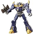 Transformers CYBERWORLD Megatron Cyber Changers 4-Inch Action Figure, Quick Change to Bull Mode, Robot Toys for Boys and Girl