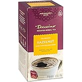 Teeccino Hazelnut Herbal Tea - 25 Tea Bags - Rich & Roasted Herbal Tea That’s Caffeine Free & Prebiotic for Natural Energy,