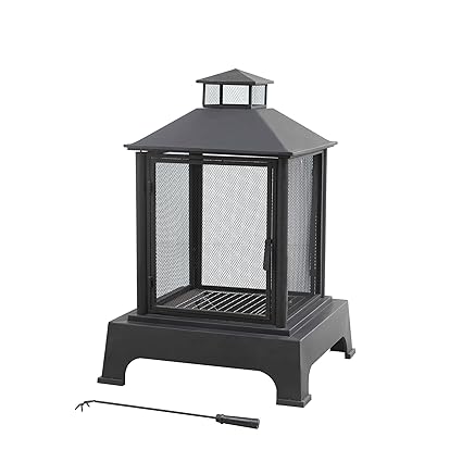 Amazon Com Sunjoy 110503005 Outdoor Fire Place Garden Outdoor